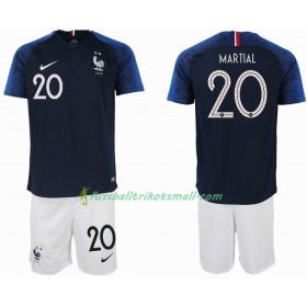 Fußballtrikots Frankreich MARTIAL 20 2 star Kinder WM 2018 Heimtrikotsatz kaufen